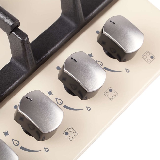 Встраиваемая газовая варочная панель Pyramida PFE 643 IVORY LUXE Встраиваемая газовая варочная панель Pyramida PFE 643 IVORY LUXE