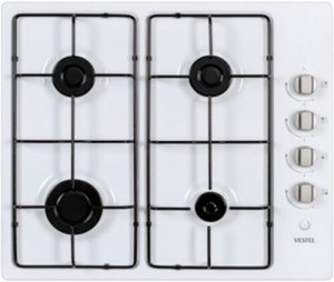 Встраиваемая газовая варочная панель Vestel VHG 60 WS Встраиваемая газовая варочная панель Vestel VHG 60 WS