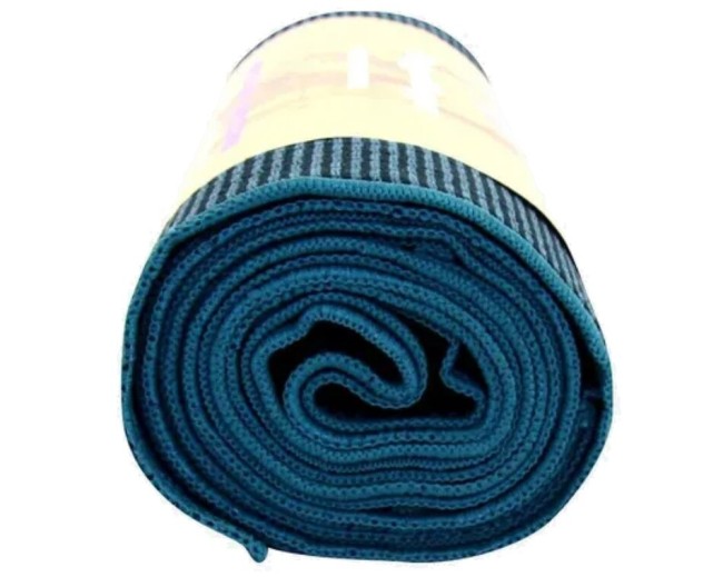 Плед для йоги Hugger Mugger Bamboo Yoga Towel сине-зеленый (TL-00-00)