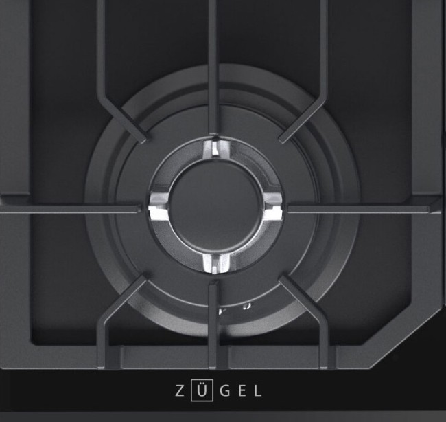 Встраиваемая газовая варочная панель Zugel ZGH602B Встраиваемая газовая варочная панель Zugel ZGH602B