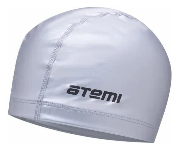 Шапочка для плавания Atemi PU12 серебро Шапочка для плавания Atemi PU12 серебро