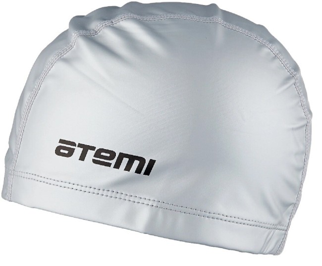 Шапочка для плавания Atemi PU12 серебро Шапочка для плавания Atemi PU12 серебро