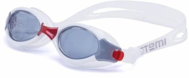 Очки для плавания Atemi B504 белый/красный Очки для плавания Atemi B504 белый/красный