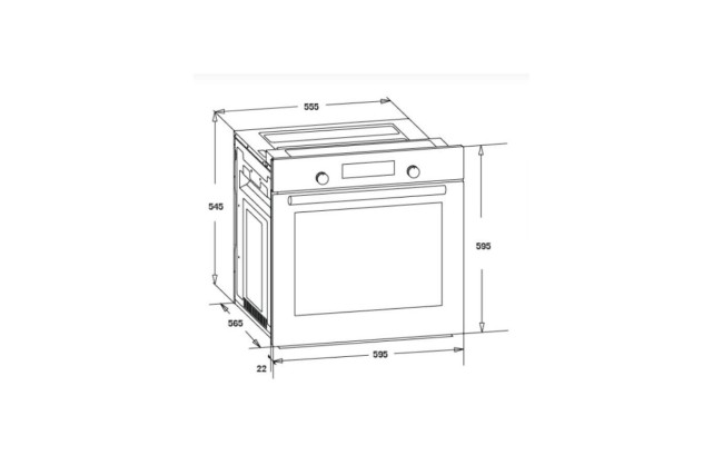 Встраиваемый электрический духовой шкаф Simfer B6EM58035