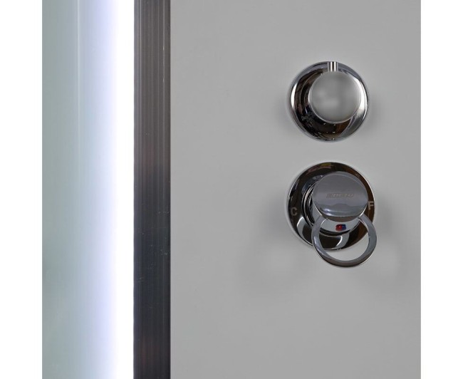 Душевая кабина Deto EM4515LED+GM