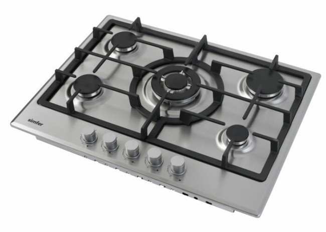 Встраиваемая газовая варочная панель Simfer H70W51M512 Встраиваемая газовая варочная панель Simfer H70W51M512