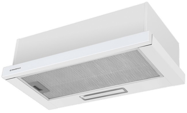 Встраиваемая вытяжка Maunfeld Clyde 60 белое стекло