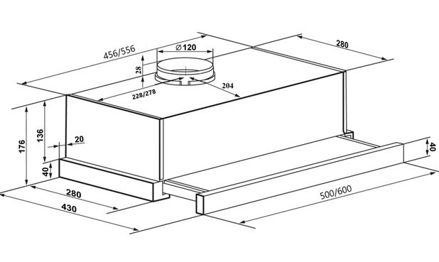 Встраиваемая вытяжка Maunfeld Clyde 60 белое стекло