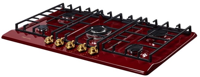 Встраиваемая газовая варочная панель Kuppersberg FV 9 TGRZ BOR Bronze