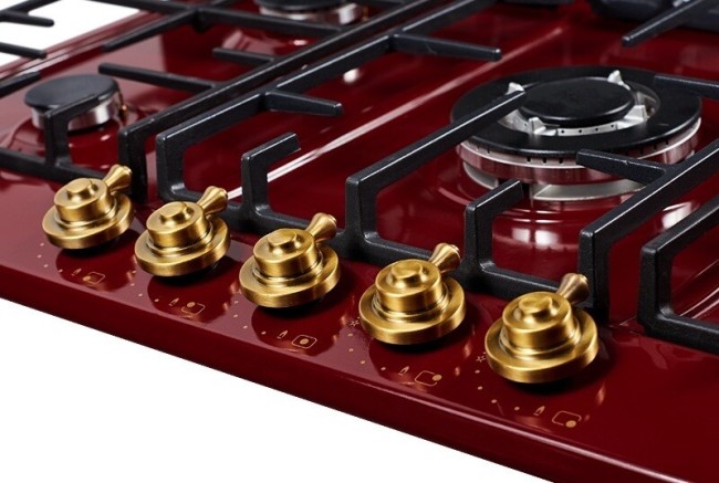 Встраиваемая газовая варочная панель Kuppersberg FV 9 TGRZ BOR Bronze