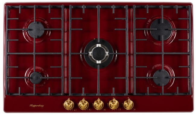 Встраиваемая газовая варочная панель Kuppersberg FV 9 TGRZ BOR Bronze