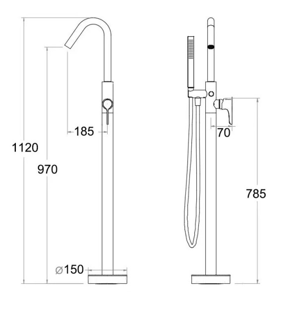 Напольный смеситель для ванны BochMann Sella (BM9652) Напольный смеситель для ванны BochMann Sella (BM9652)