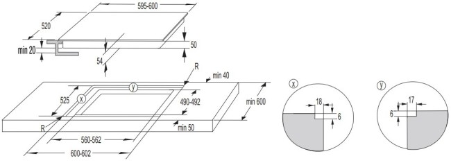 Встраиваемая электрическая варочная панель Korting HK 63052 X