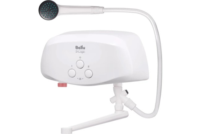 Водонагреватель проточный Ballu 3-Logic TS (5,5 kW) - кран+душ Водонагреватель проточный Ballu 3-Logic TS (5,5 kW) - кран+душ