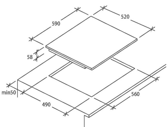 Встраиваемая индукционная варочная панель Candy CI642CBB/1 Встраиваемая индукционная варочная панель Candy CI642CBB/1