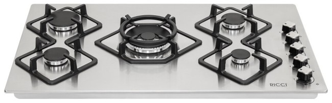 Встраиваемая газовая варочная панель Ricci RGN-КА 5041 IX Встраиваемая газовая варочная панель Ricci RGN-КА 5041 IX