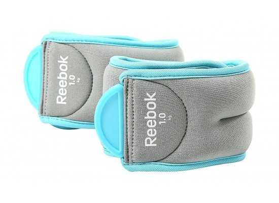 Утяжелители на лодыжки Reebok Elements RAWT-11073BL серый/голубой