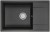 Кухонная мойка Kuppersberg Roys 60 NL 1B1D deep black Кухонная мойка Kuppersberg Roys 60 NL 1B1D deep black