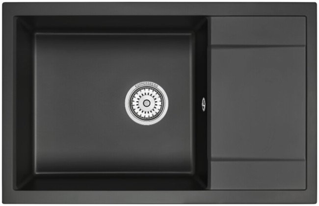 Кухонная мойка Kuppersberg Roys 60 NL 1B1D deep black Кухонная мойка Kuppersberg Roys 60 NL 1B1D deep black