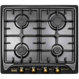 Встраиваемая газовая варочная панель ZorG BP5 FD rustical/black (EMY) Встраиваемая газовая варочная панель ZorG BP5 FD rustical/black (EMY)