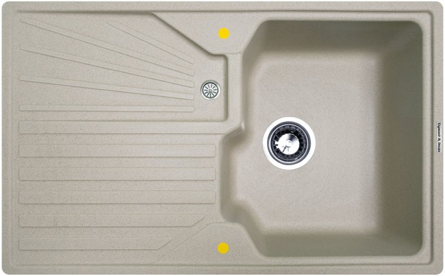 Кухонная мойка Zigmund & Shtain Kaskade 800 речной песок