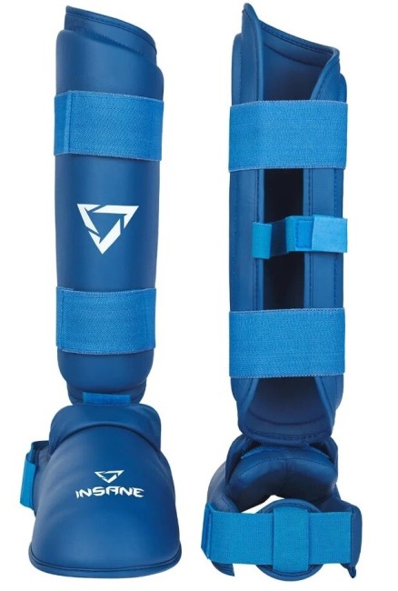 Защита голень-стопа Insane FERRUM IN22-SG200-K ПУ синий S Защита голень-стопа Insane FERRUM IN22-SG200-K ПУ синий S