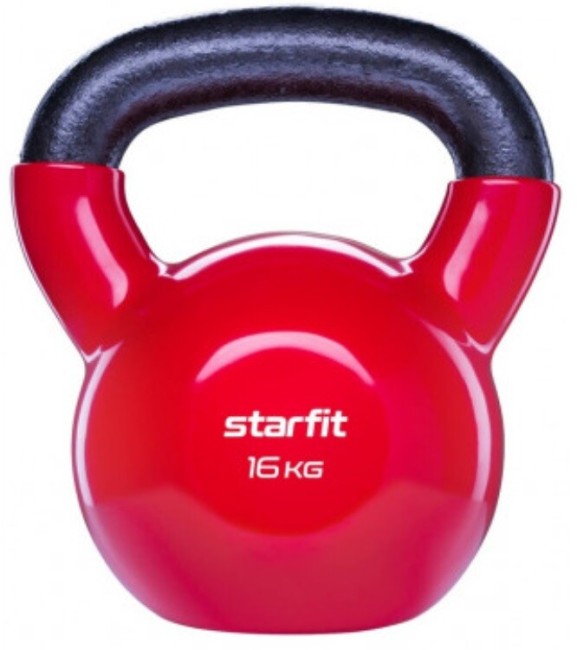 Гиря виниловая Starfit DB-401 16 кг. красный 4680459178176 Гиря виниловая Starfit DB-401 16 кг. красный 4680459178176