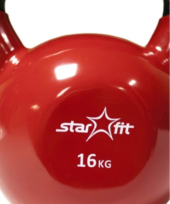 Гиря виниловая Starfit DB-401 16 кг. красный 4680459178176 Гиря виниловая Starfit DB-401 16 кг. красный 4680459178176