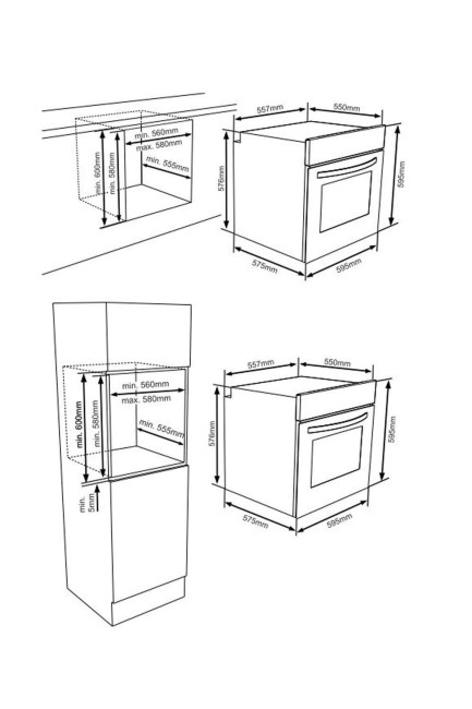 Встраиваемый электрический духовой шкаф Zigmund & Shtain EN 106.511 B Встраиваемый электрический духовой шкаф Zigmund & Shtain EN 106.511 B