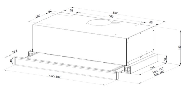 Встраиваемая вытяжка Kuppersberg Slimlux 60 BX Встраиваемая вытяжка Kuppersberg Slimlux 60 BX