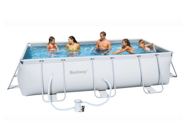 Чаша для прямоугольного каркасного бассейна Bestway Power Steel 56251ASS12