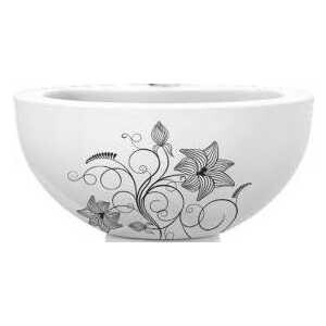 Раковина Sanita Luxe Art lux flora 48х48 см.