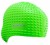 Шапочка для плавания Atemi BS80, силикон (бабл), зеленый