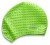 Шапочка для плавания Atemi BS80, силикон (бабл), зеленый