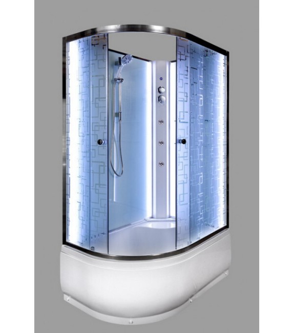 Душевая кабина Deto EM4512RNLED+GM