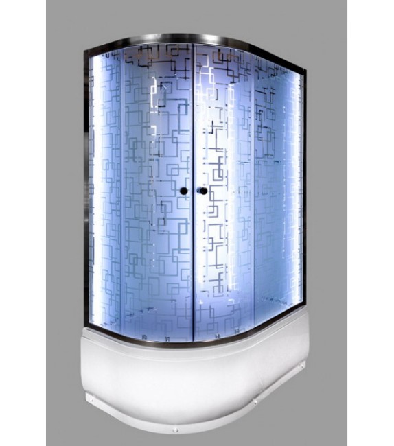 Душевая кабина Deto EM4512RNLED+GM