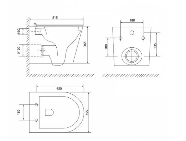 Унитаз подвесной Iddis Calipso CALRDSEi25