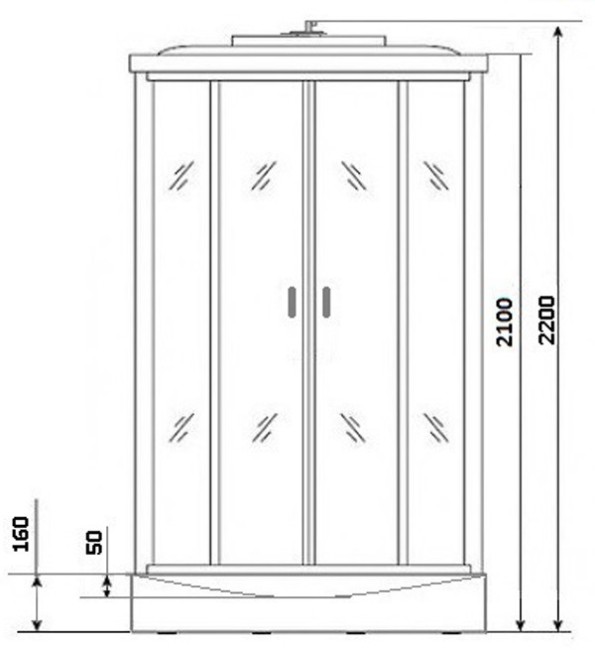 Душевая кабина Niagara NG-6002-01D Душевая кабина Niagara NG-6002-01D