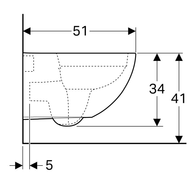 Унитаз подвесной Geberit 500.600.01.2