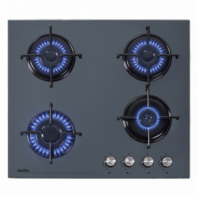 Встраиваемая газовая варочная панель Simfer H60N40G570