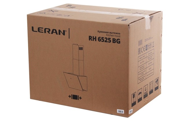 Каминная вытяжка Leran RH 6525 BG