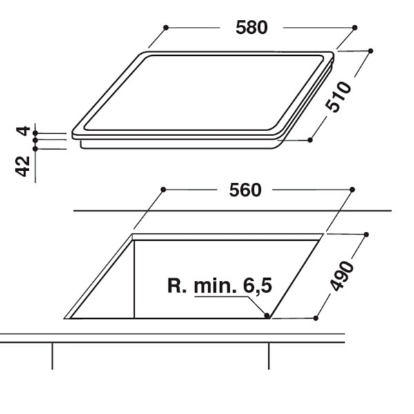 Встраиваемая электрическая варочная панель Whirlpool AKT 8030 NE