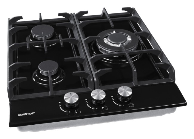 Встраиваемая газовая варочная панель Nordfrost HS 4532 B Встраиваемая газовая варочная панель Nordfrost HS 4532 B