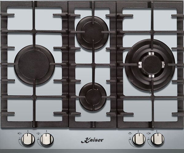 Встраиваемая газовая варочная панель Kaiser KCG 6390 W Turbo Romb Встраиваемая газовая варочная панель Kaiser KCG 6390 W Turbo Romb