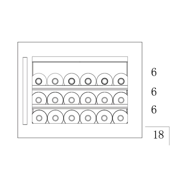 Встраиваемый винный шкаф Temptech OBI45SS Встраиваемый винный шкаф Temptech OBI45SS