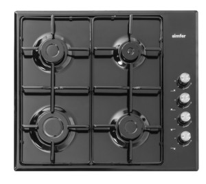 Встраиваемая газовая варочная панель Simfer H60Q40B400 Встраиваемая газовая варочная панель Simfer H60Q40B400