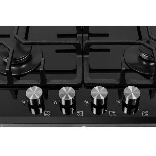 Встраиваемая газовая варочная поверхность ZorG H6020P211S black