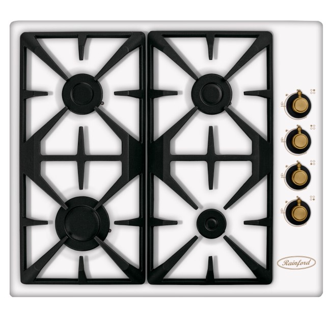 Встраиваемая газовая варочная панель Rainford RBН 2614 FR White Встраиваемая газовая варочная панель Rainford RBН 2614 FR White