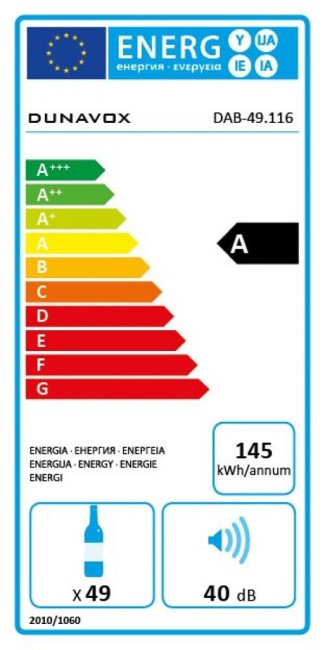 Винный шкаф Dunavox DAVG-49.116DSS.TO