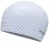 Шапочка для плавания Atemi BS70, силикон (бабл), белый
